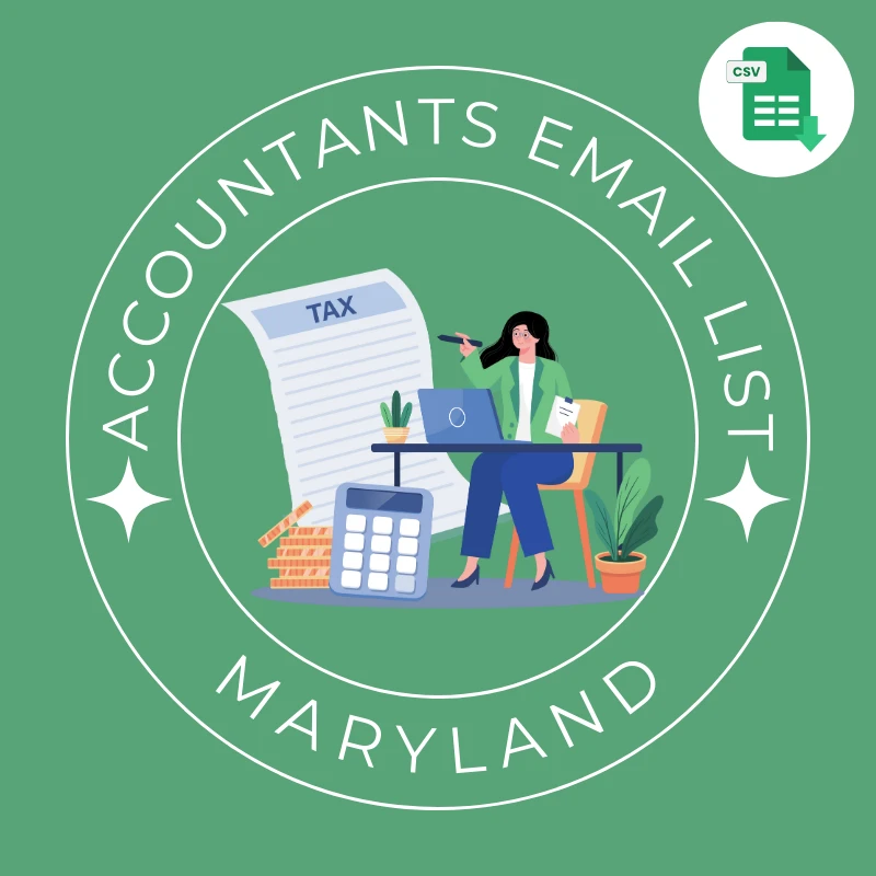 Maryland Accountant And CPA Email List