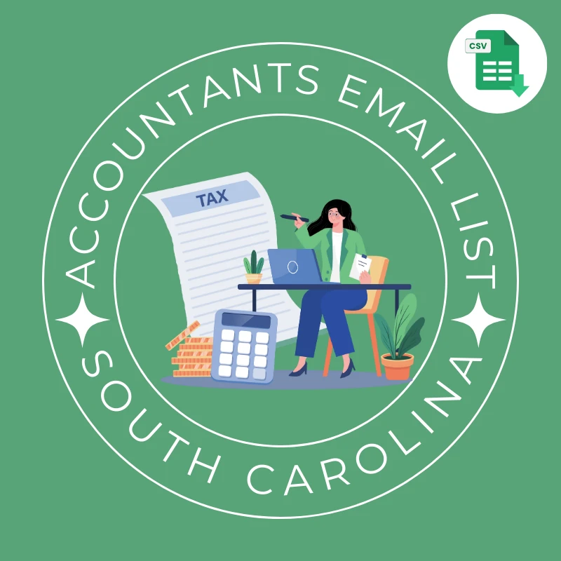 South Carolina Accountant And CPA Email List