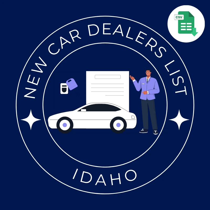 Idaho New Car Dealers Email List