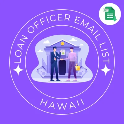 Hawaii Loan Officers And Mortgage Brokers Email List