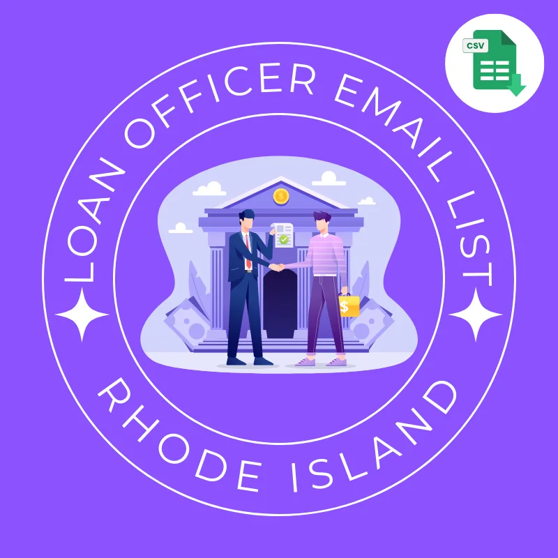 Rhode Island Loan Officers And Mortgage Brokers Email List