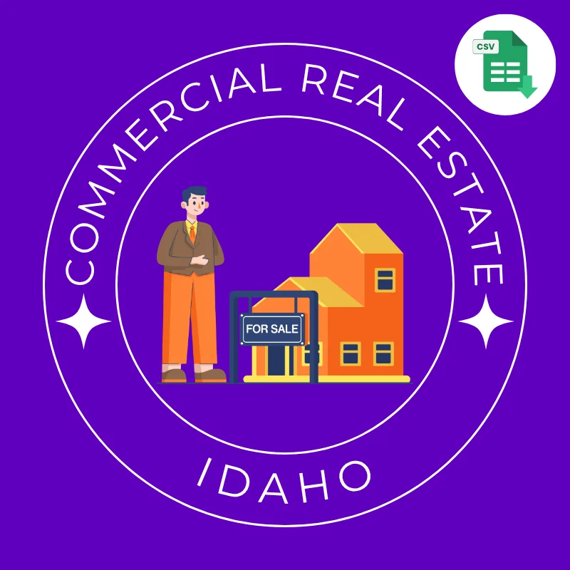 Idaho Commercial Real Estate Agent Email List