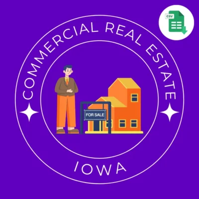 Iowa Commercial Real Estate Agent Email List
